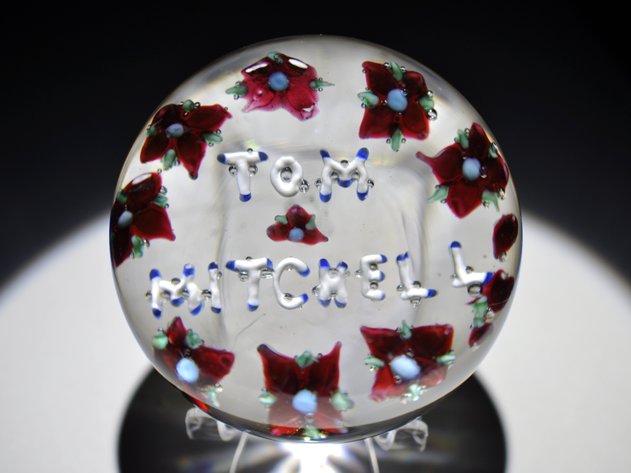 Union Glass Co. Custom Floral Weight