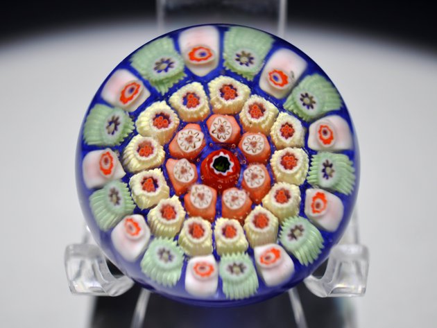 Concentric Millefiori Paperweight