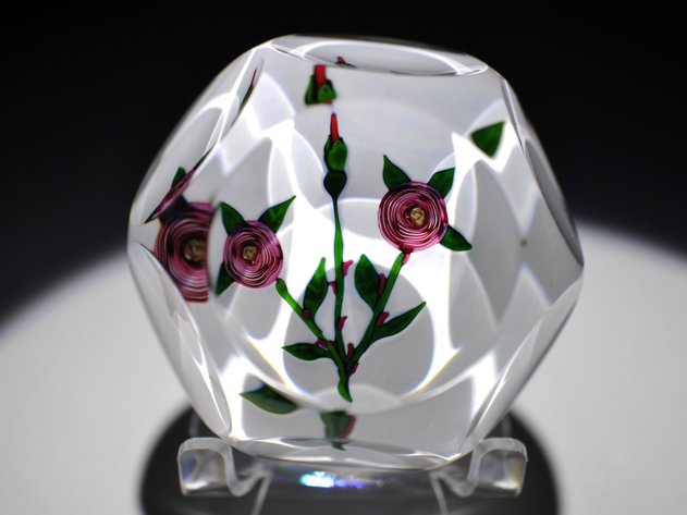 St. Louis 1976 Floral Paperweight