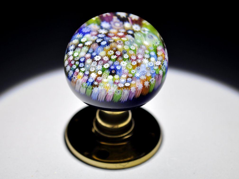 Millefiori Art Glass Doorknob