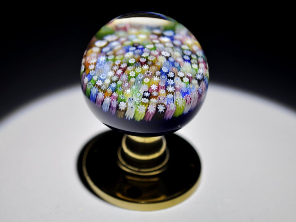 Millefiori Art Glass Doorknob