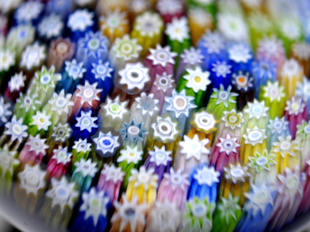 Millefiori Art Glass Doorknob