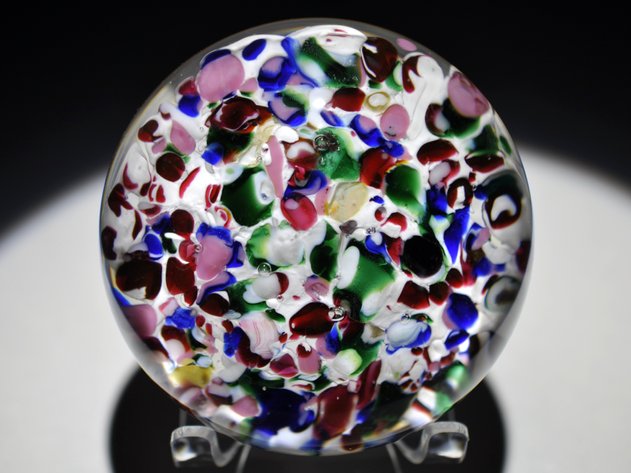 Union Scrambled Frit Glass Weight