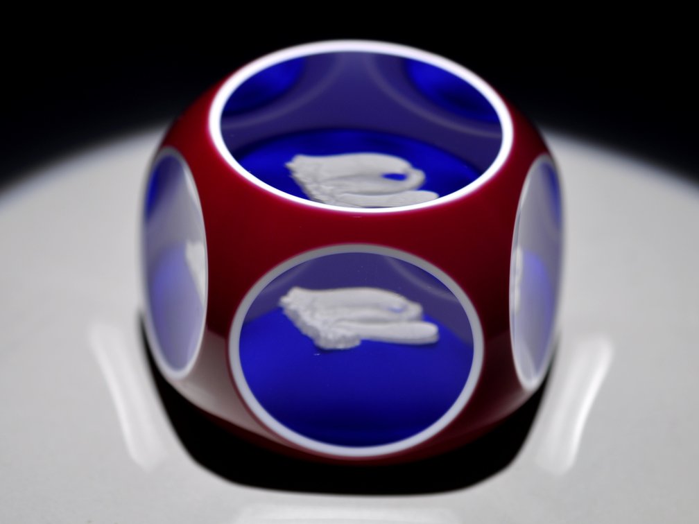 St. Louis Eagle Overlay Paperweight