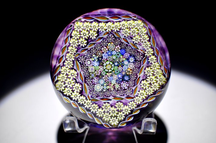 Perthshire 1980 Millefiori Weight