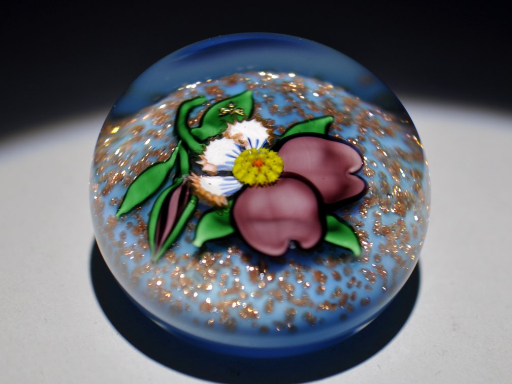 Charles Kaziun Lampwork Weight, photo 9 of 9