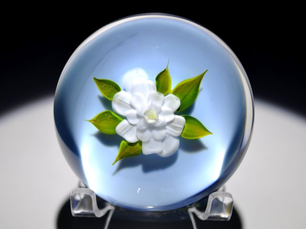 Selkirk Floral Lampwork Weight
