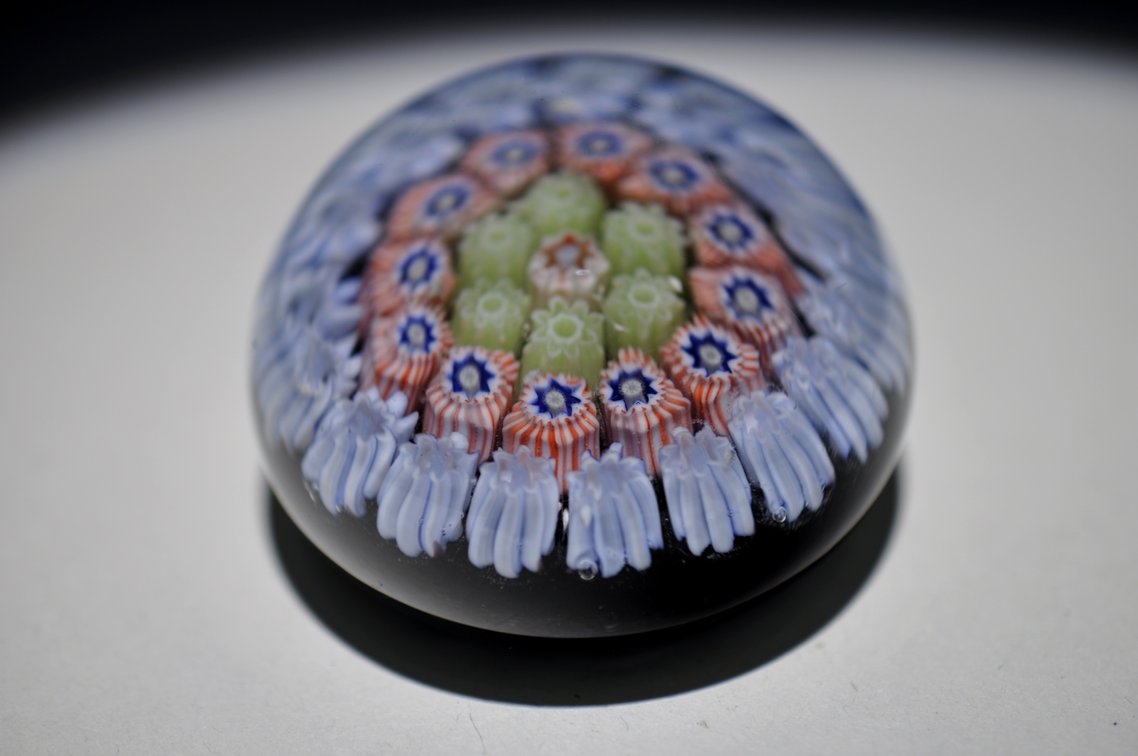 Miniature Millefiori Paperweight