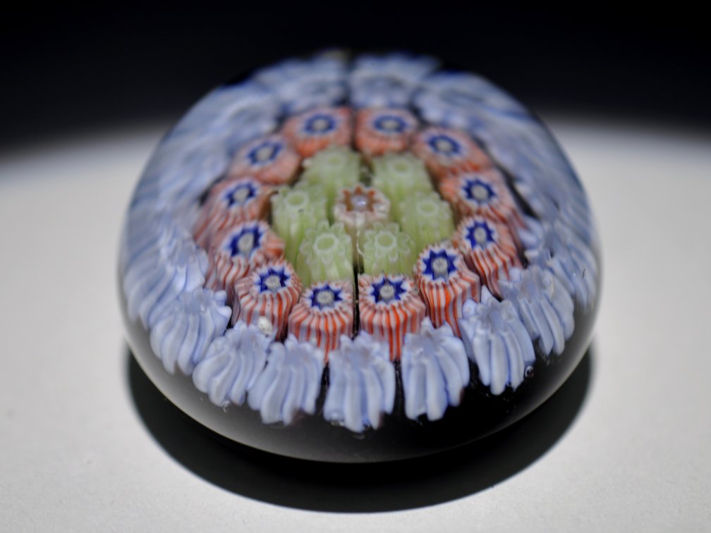 Miniature Millefiori Paperweight