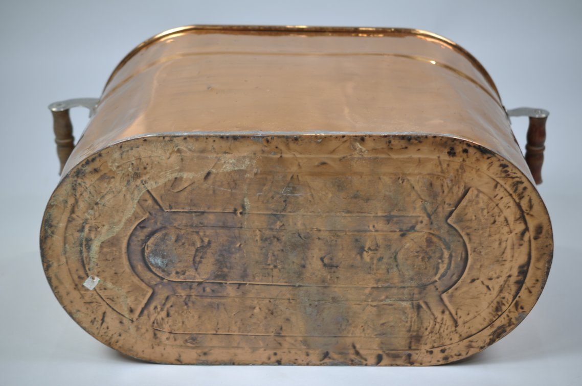 Revere Copper Double Handle Oval Wash Tub, photo 8 of 9