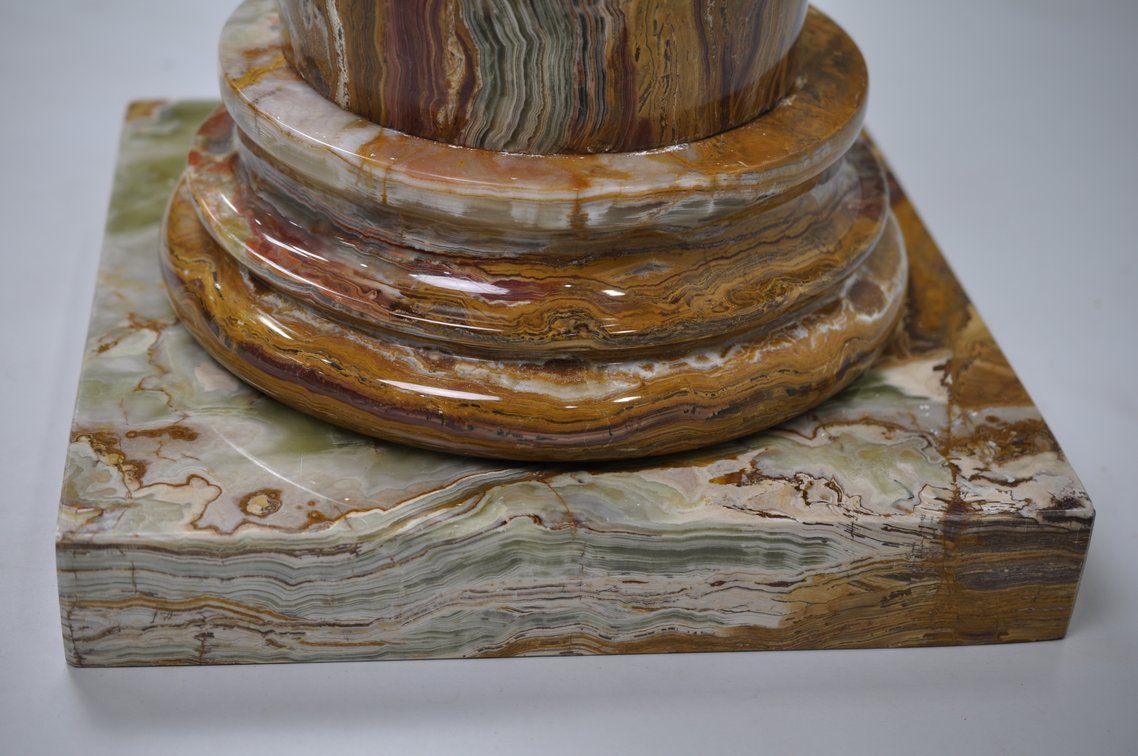 Banded Onyx Pedestal/Pillar, photo 14 of 15