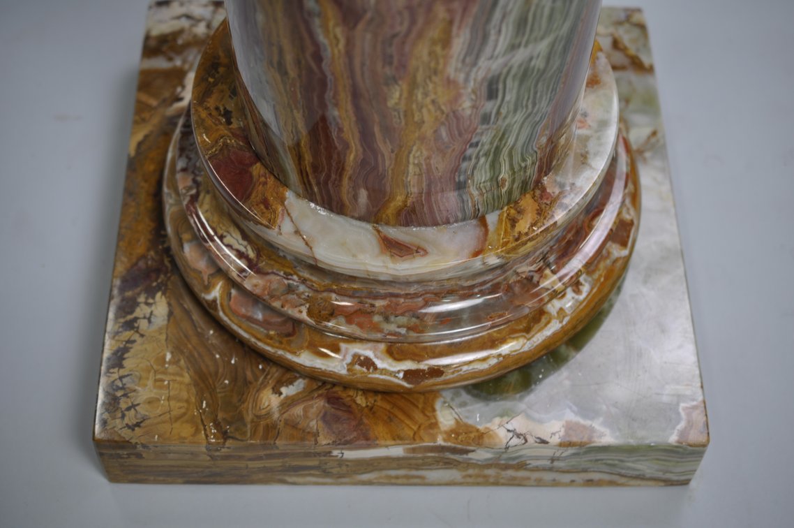 Banded Onyx Pedestal/Pillar, photo 10 of 15