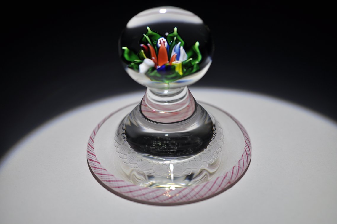 St. Louis 1994 Floral Lampwork Letter Seal