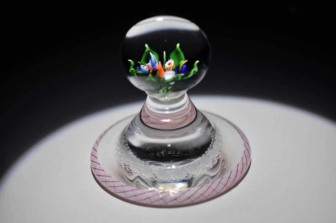 St. Louis 1994 Floral Lampwork Letter Seal