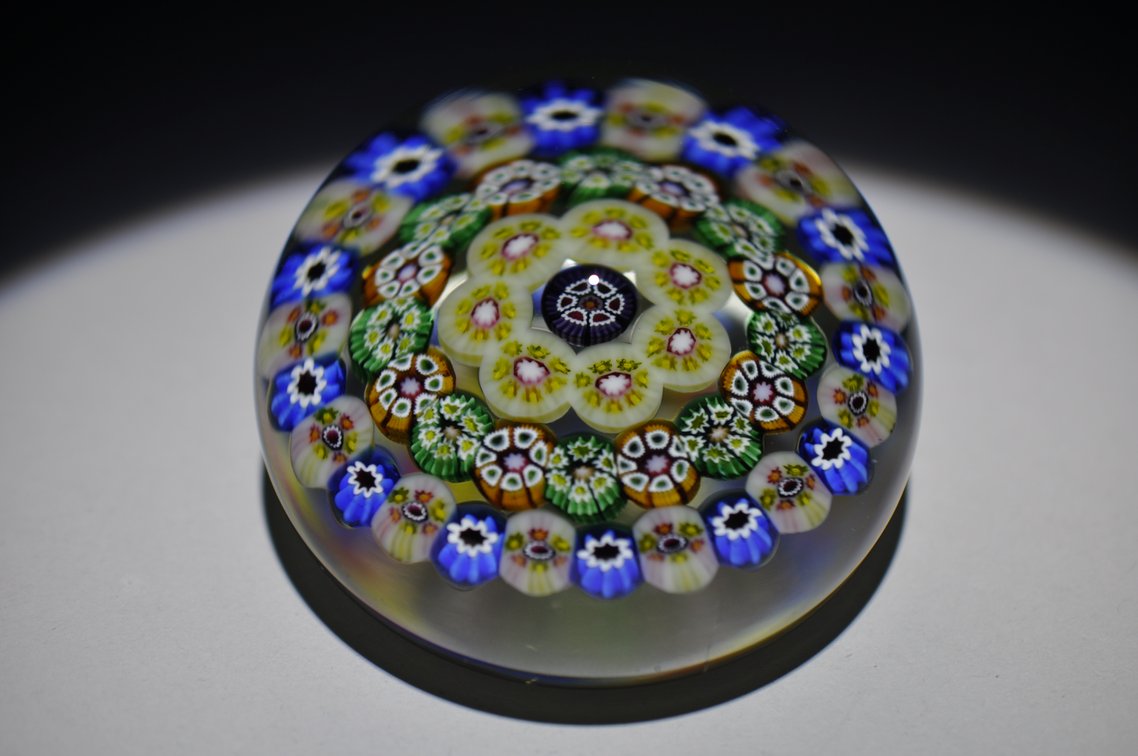 Early St. Louis Millefiori Weight