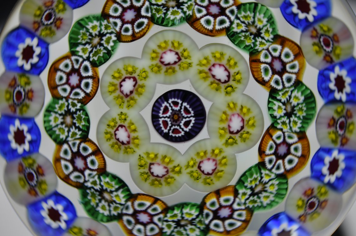 Early St. Louis Millefiori Weight