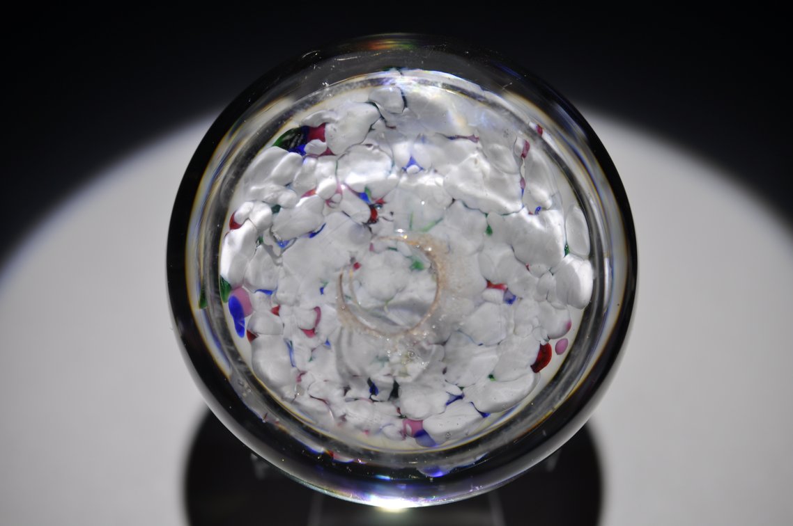 Union Scrambled Frit Glass Weight