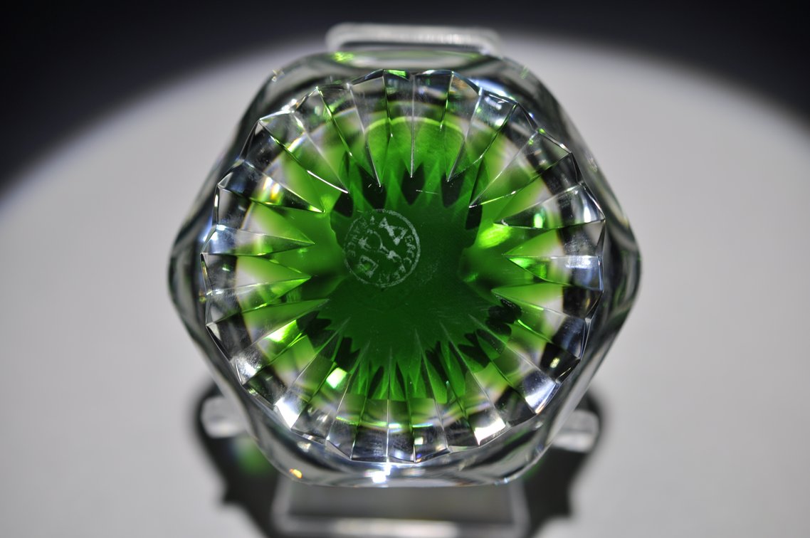 Baccarat Sulphide Portrait Weights