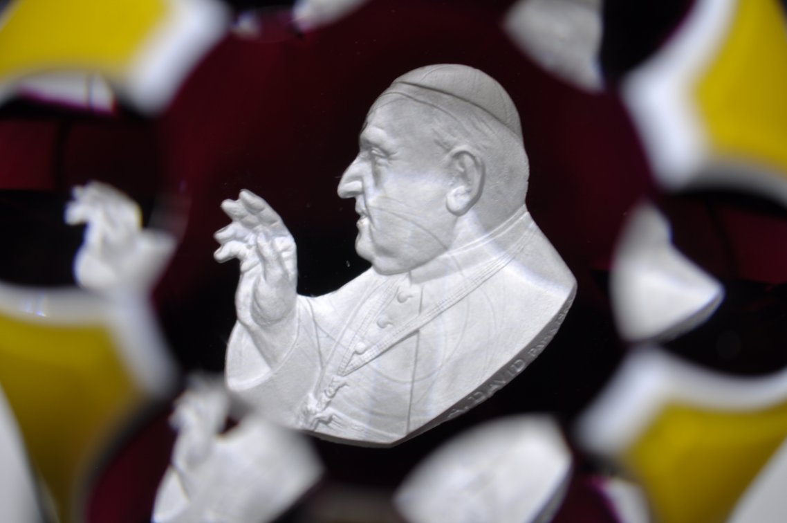 Baccarat Pope John XXIII Cameo
