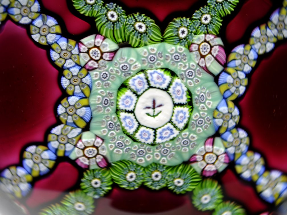 1974 Perthshire Millefiori Paperweight