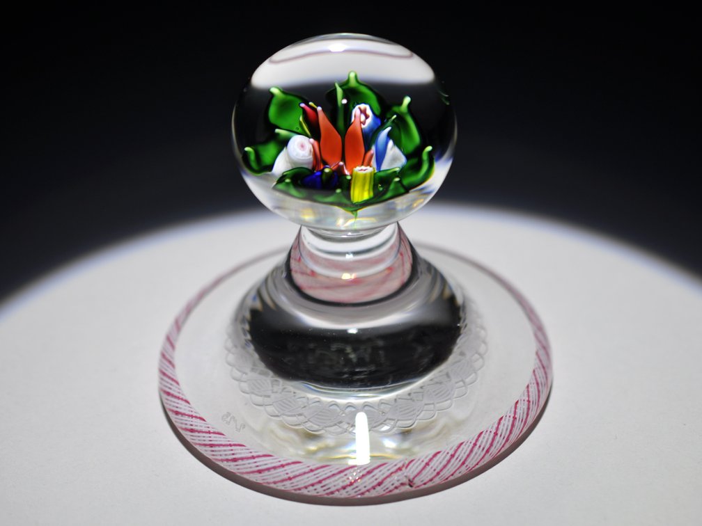 St. Louis 1994 Floral Lampwork Letter Seal