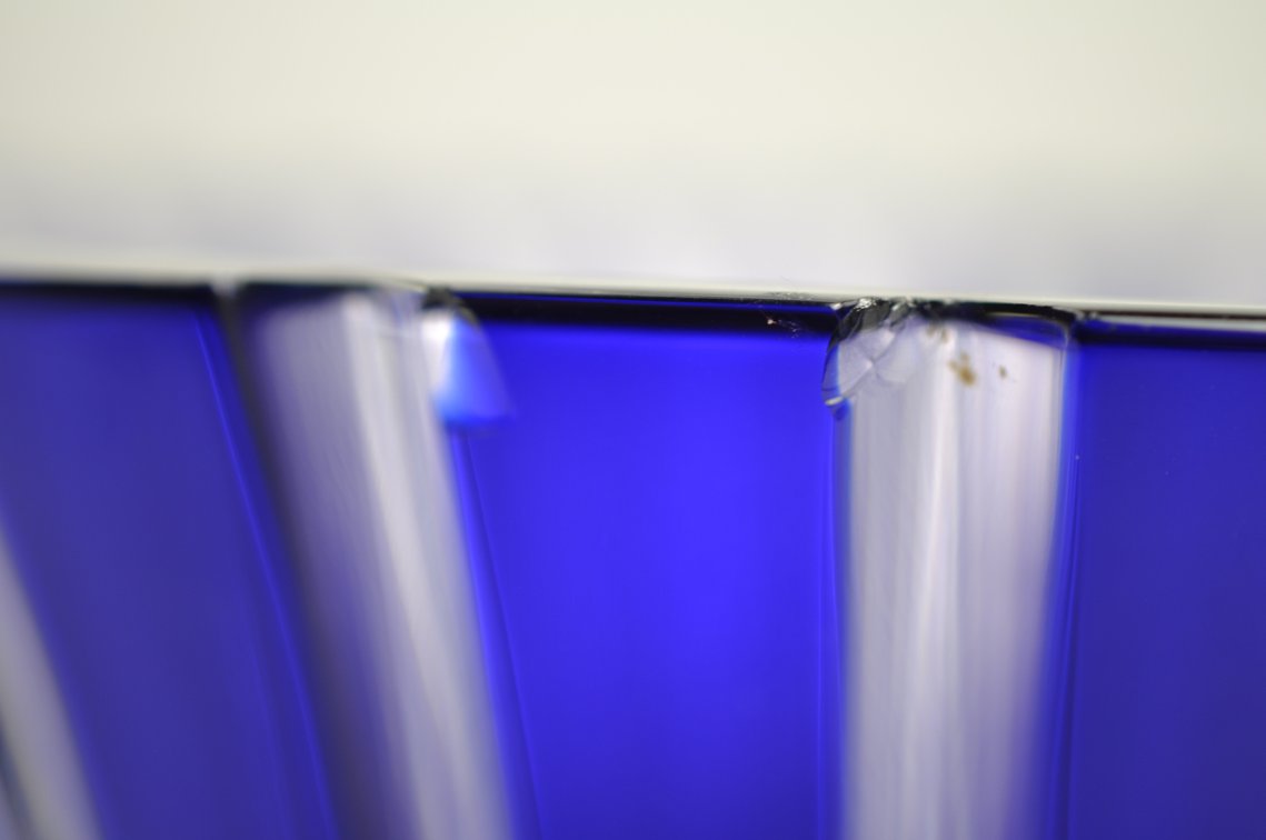 Ajka Castille Cobalt Crystal Ice Bucket Hungary, photo 10 of 14