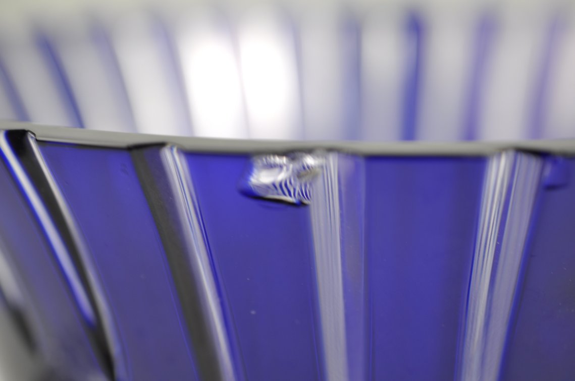 Ajka Castille Cobalt Crystal Ice Bucket Hungary, photo 9 of 14