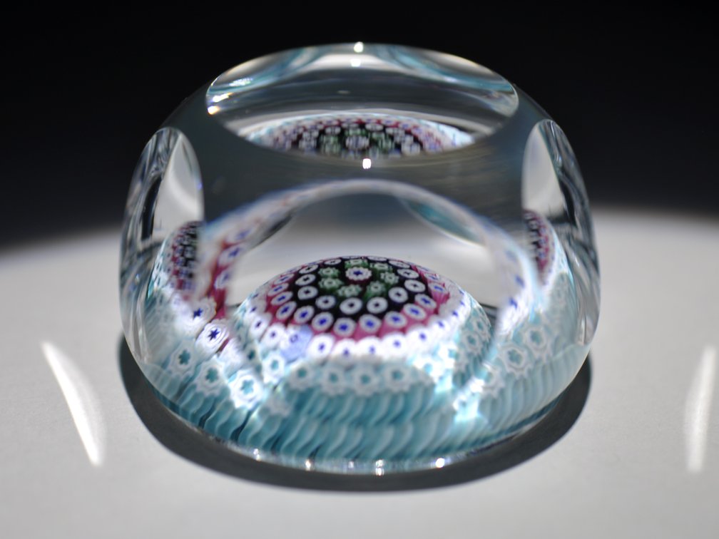 Whitefriars 1974 Faceted Millefiori Weight
