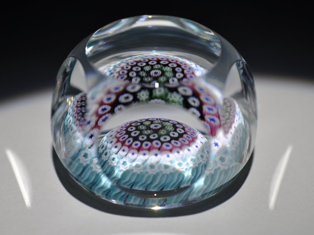 Whitefriars 1974 Faceted Millefiori Weight