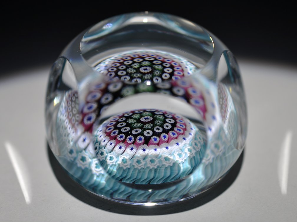 Whitefriars 1974 Faceted Millefiori Weight