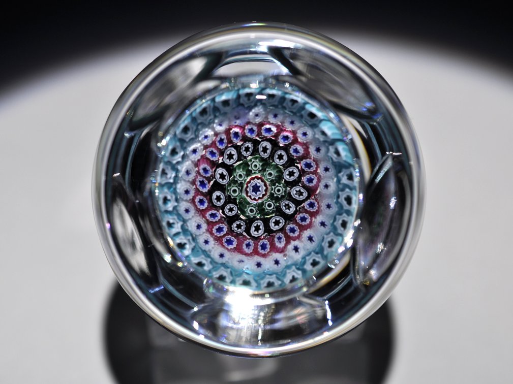 Whitefriars 1974 Faceted Millefiori Weight