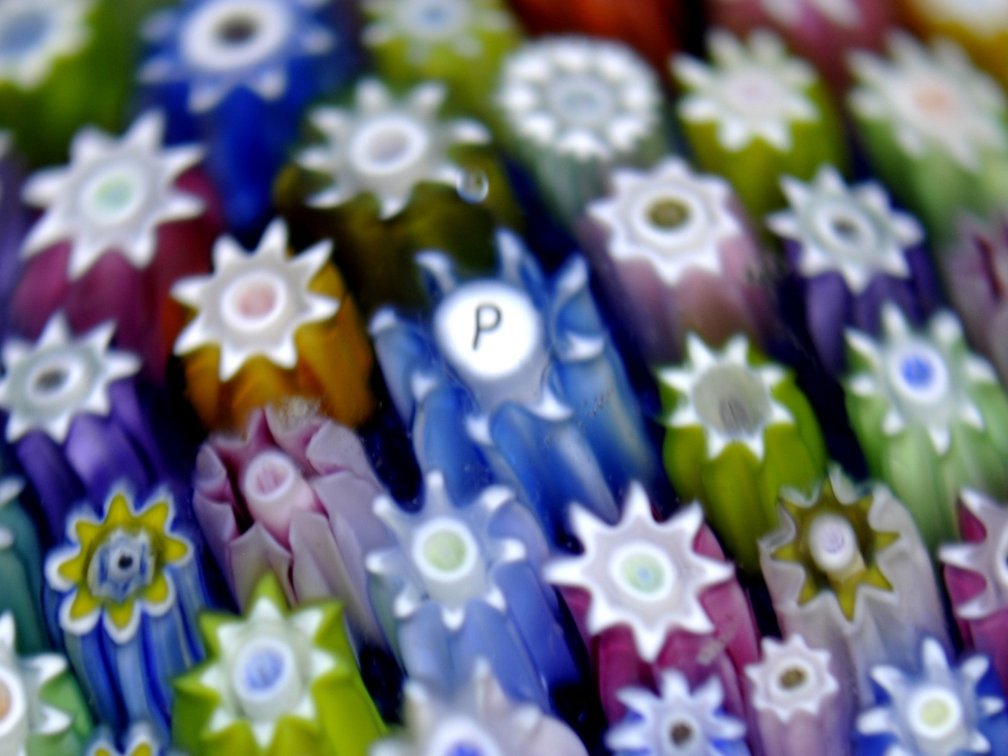 Perthshire Millefiori Glass Doorknob