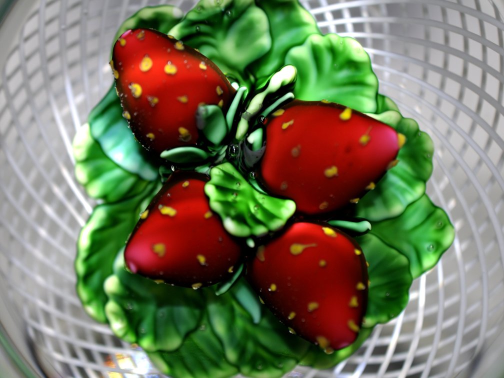 St. Louis 1982 Strawberry Paperweight