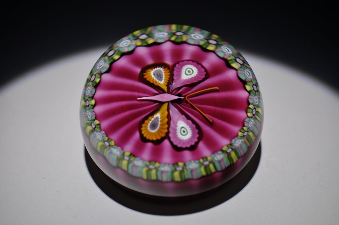 Perthshire 1975 Butterfly Paperweight