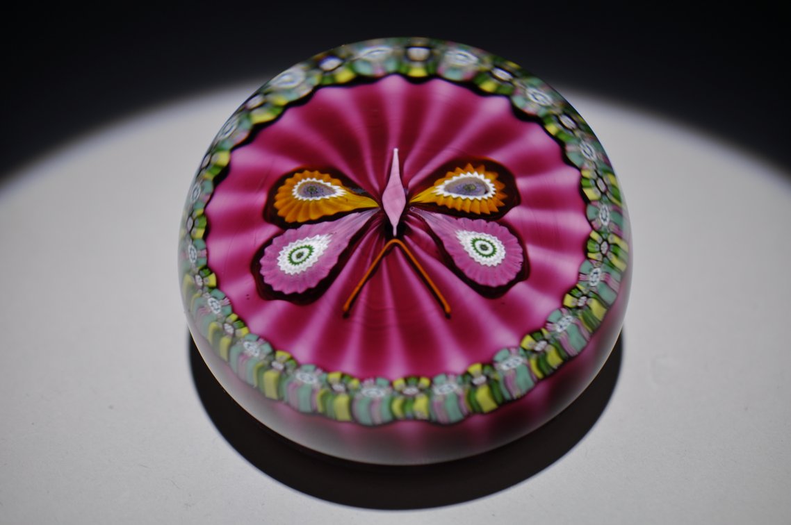 Perthshire 1975 Butterfly Paperweight