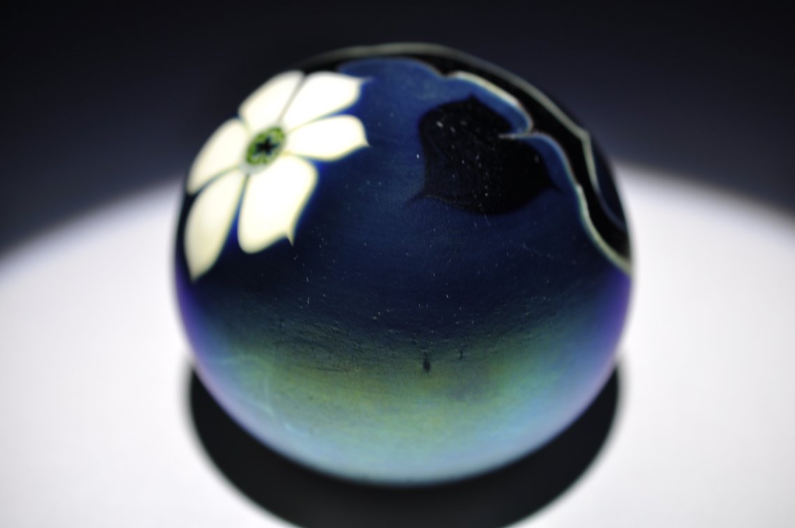 Orient & Flume 1976 Matte Floral Paperweight