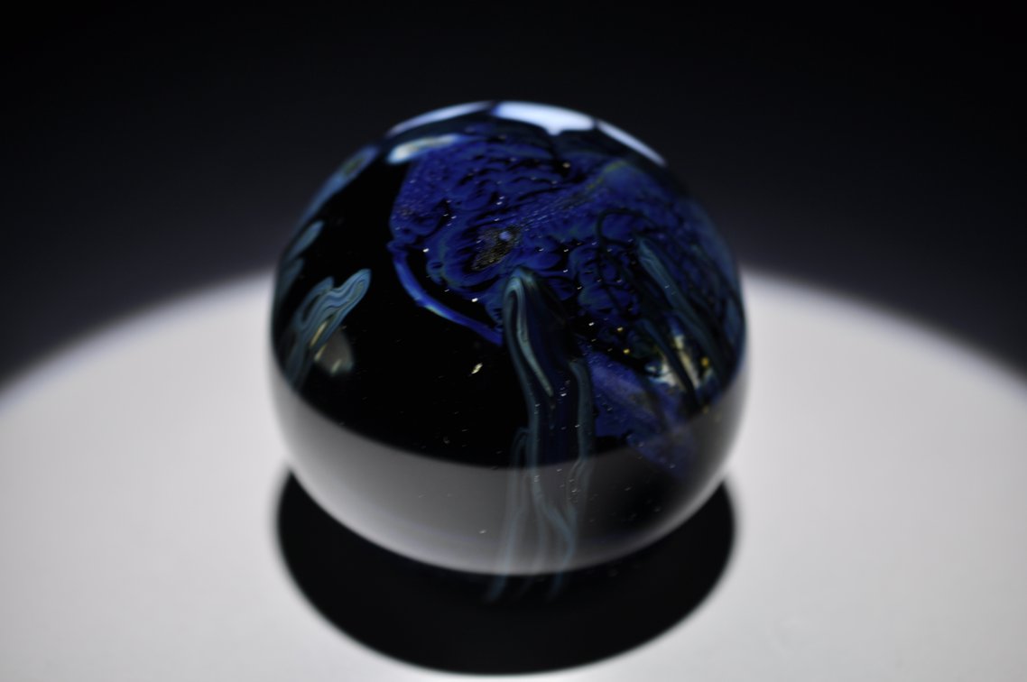 Josh Simpson Shimmering Flower Paperweight