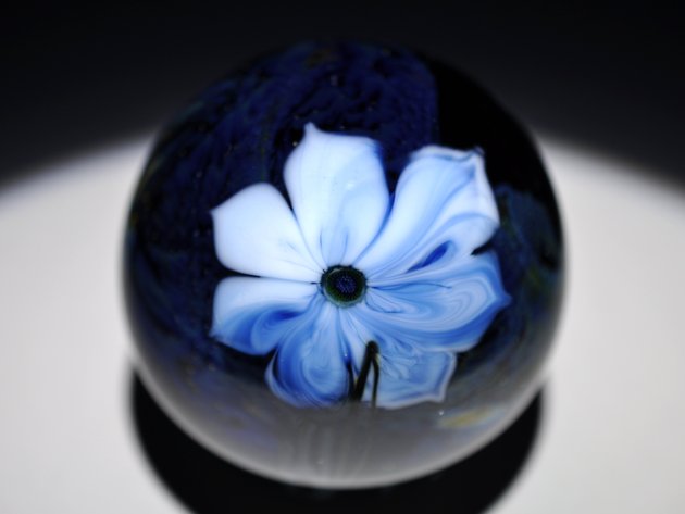 Josh Simpson Shimmering Flower Paperweight