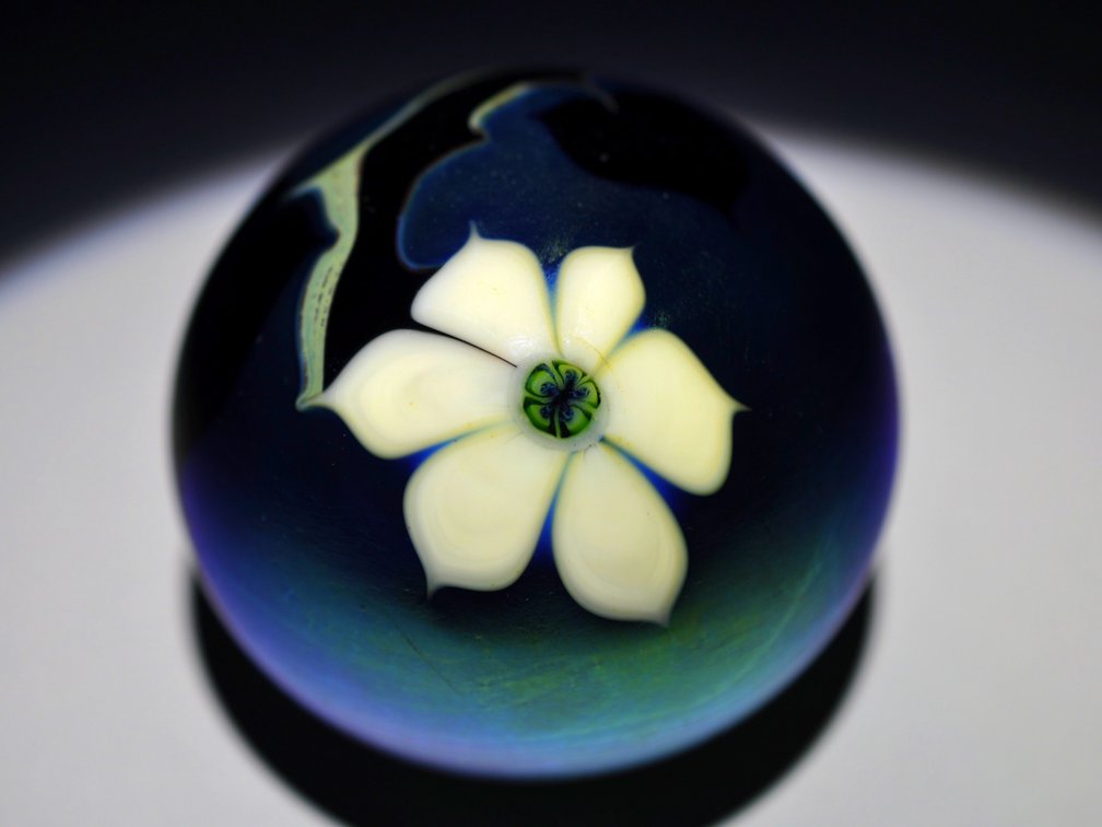 Orient & Flume 1976 Matte Floral Paperweight