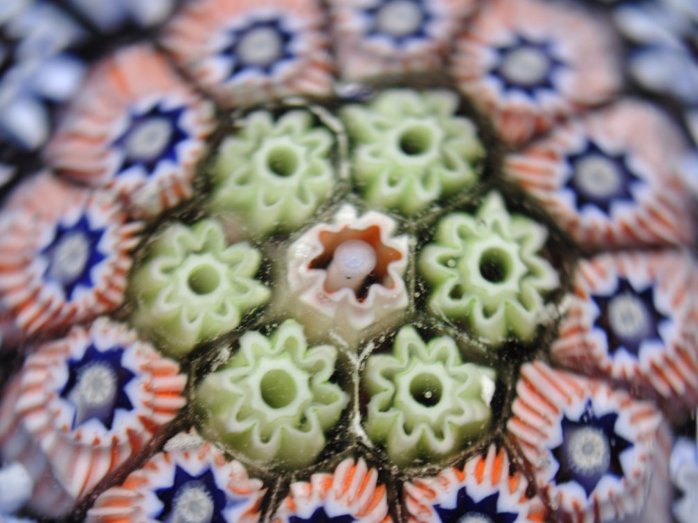 Miniature Millefiori Paperweight