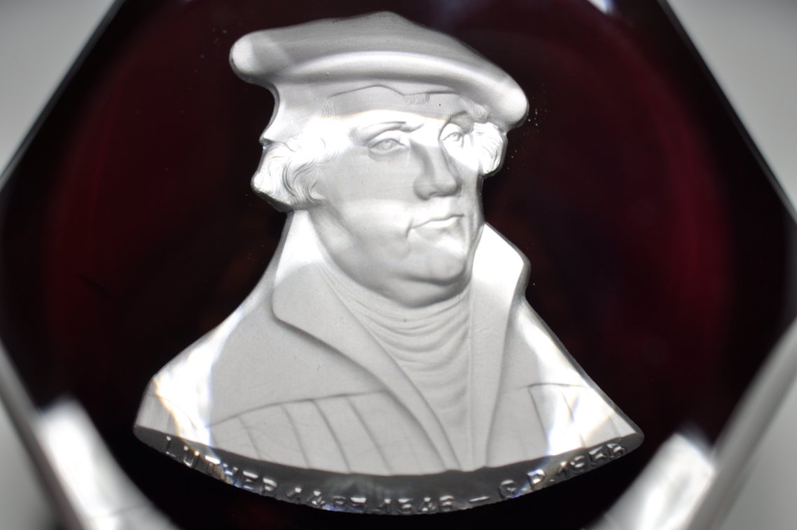 Baccarat 1957 Martin Luther Sulphide