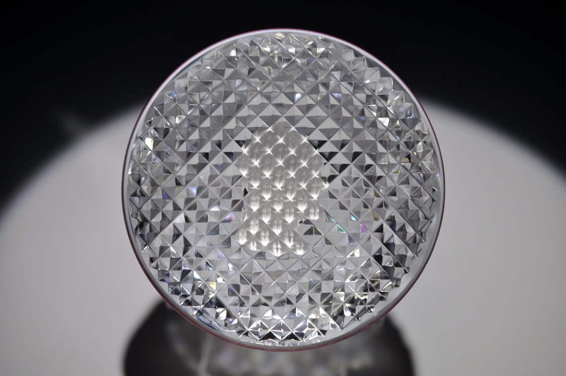 Baccarat 1954 Eisenhower Overlay Sulphide