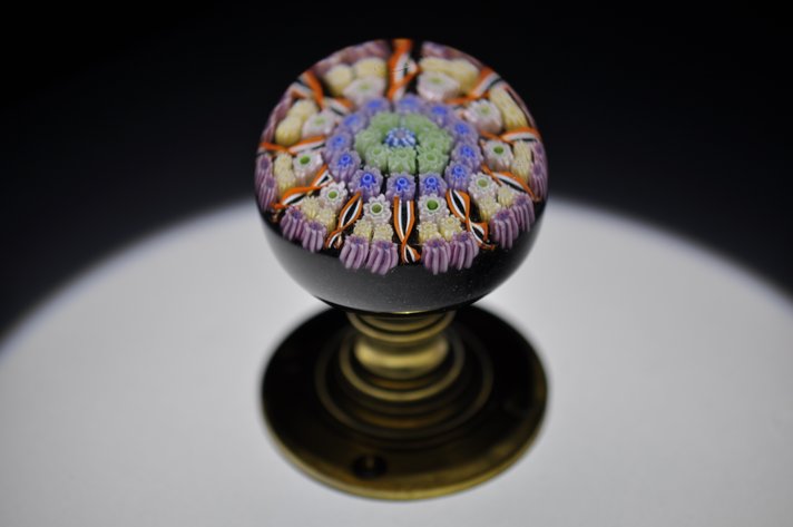 Perthshire 1981 Millefiori Glass Doorknob