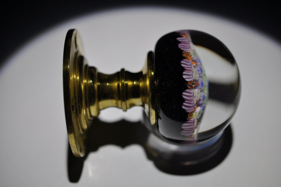 Perthshire 1981 Millefiori Glass Doorknob