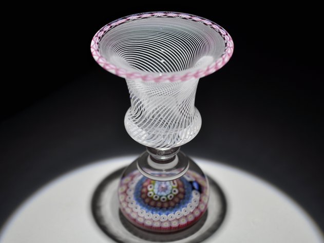 St Louis 1973 Millefiori Penholder Vase