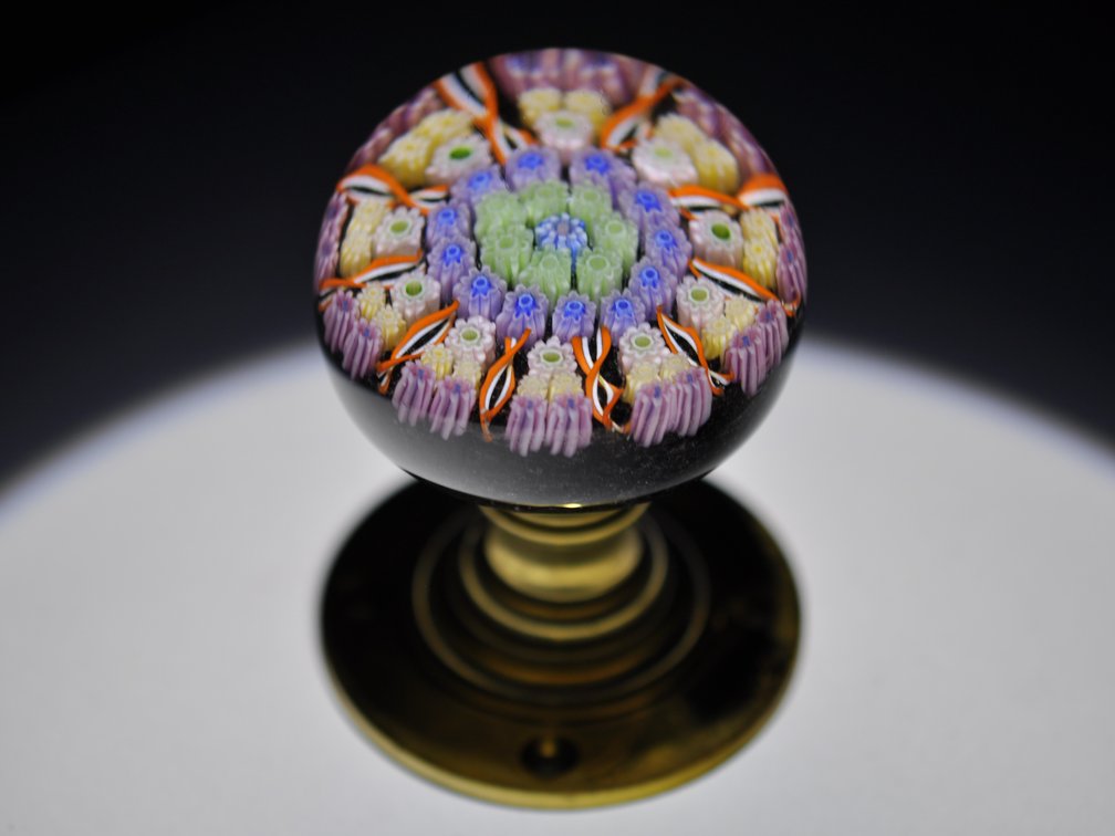 Perthshire 1981 Millefiori Glass Doorknob