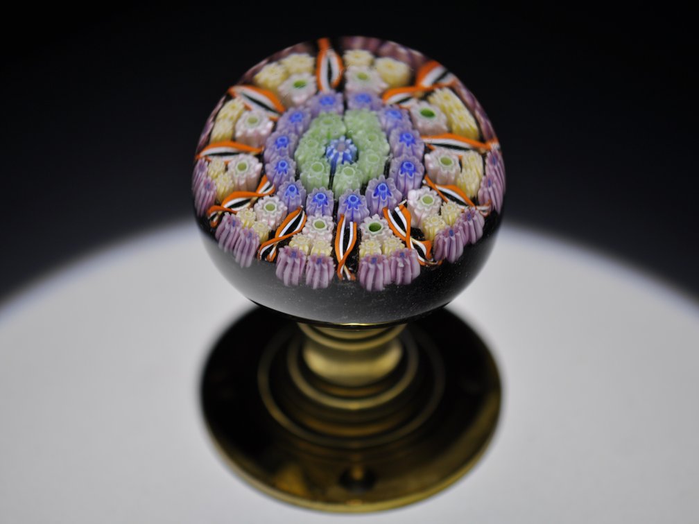 Perthshire 1981 Millefiori Glass Doorknob