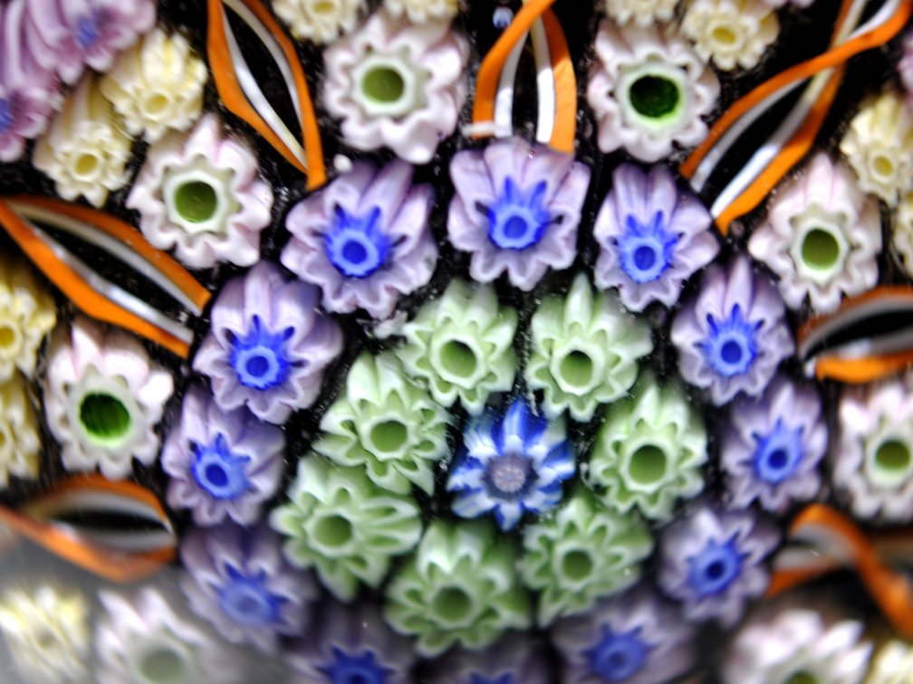 Perthshire 1981 Millefiori Glass Doorknob