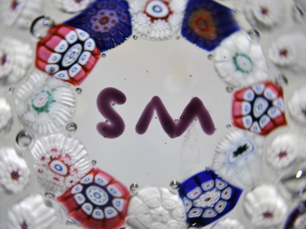 Antique New England Glass Millefiori