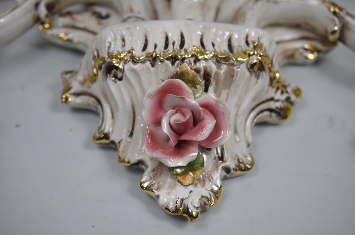 Capodimonte Sconces Five Arm Set